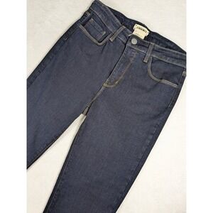 NWOT $245 L'AGENCE Womens Margot‎ Skinny High-Rise Dark Wash Jeans Cotton Blend